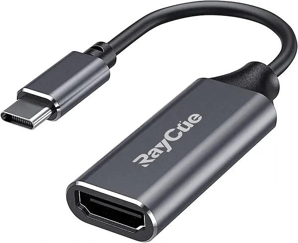 سعر ومواصفات محول USB نوع C إلى HDMI بدقة 4K UHD، ثاندربولت 3/4 متوافق مع ماك بوك وايفون 15 برو/ماكس وايباد برو/اير وسامسونج جالاكسي سيرفس وغيرها من راي كيو (B0H4HMLP14) على Amazon EG