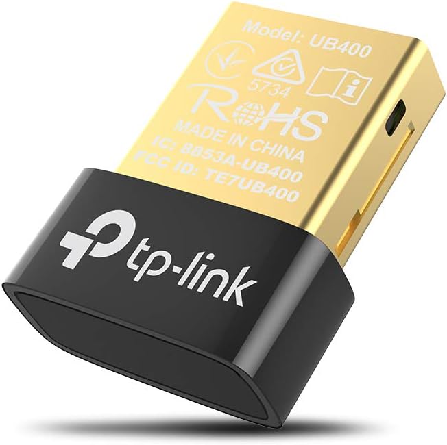 سعر ومواصفات محول بلوتوث USB UB400 للكمبيوتر من تي بي لينك مستقبل دونجل بلوتوث 4.0 يدعم ويندوز 10/8.1/8/7/XP للكمبيوتر المكتبي واللابتوب والماوس والكيبورد وسماعات الراس ومكبرات الصوت وPS4/5 ووحدات تحكم Xbox (B07NQ5YGDW) على Amazon EG