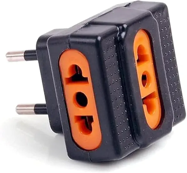 سعر ومواصفات محول تمديد ثلاثي الجوانب بتصميم ذكي مع قدرة تحمل عالية الكثافة وعملي متعدد الأغراض 10/16 امبير - لون أسود وبرتقالي (B0CP63YT6C) على Amazon EG