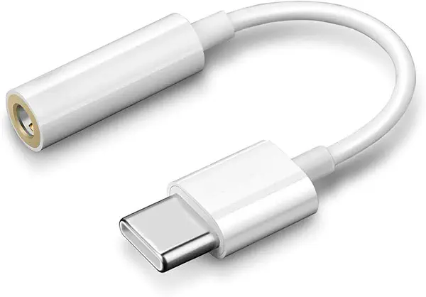 سعر ومواصفات محول رقمي USB نوع C إلى مقبس سماعة رأس أنثى 3.5 ملم، محول صوت نوع-C Aux متوافق مع مختلف موبايلات سمارت (لون أبيض) (B0DSWMCZMX) على Amazon EG