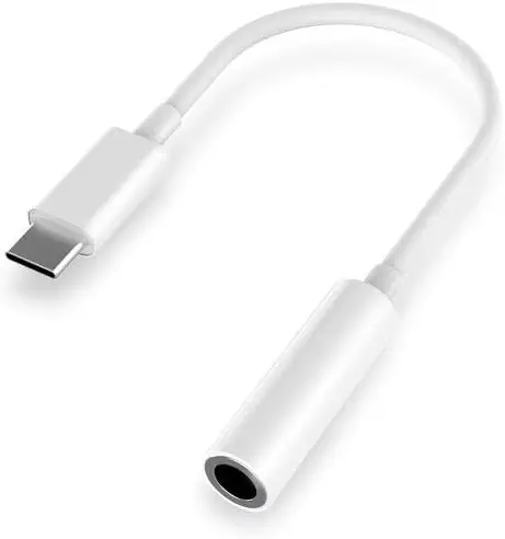 سعر ومواصفات محول سماعة رأس USB C الي 3.5 مم - أبيض (B0FG1F415H) على Amazon EG