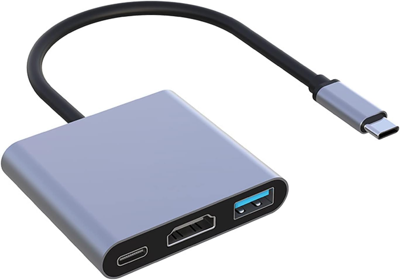 سعر ومواصفات محول 3 في 1 من USB نوع C إلى تلفزيون عالي الدقة بواجهة وسائط متعددة 4K وUSB 3.0 وUSB نوع C بشحن سريع 40 واط من جيجاماكس، موزع متعدد المنافذ لماك بوك وكروم بوك وسويتش ولابتوب وموبايل بمنفذ نوع سي (B0H9B27LHN) على Amazon EG