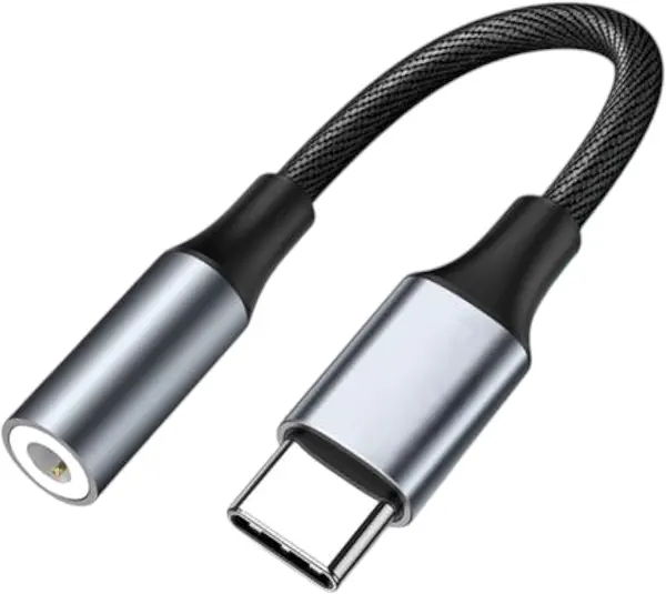 سعر ومواصفات محول كابل USB-C إلى منفذ سماعة 3.5 ملم، دونجل صوت نوع سي إلى مدخل AUX مزود بشريحة محول رقمي تناظري مدمجة، مع كابل مضفر لصوت عالي الدقة هاي فاي (B0GRB8SSDZ) على Amazon EG