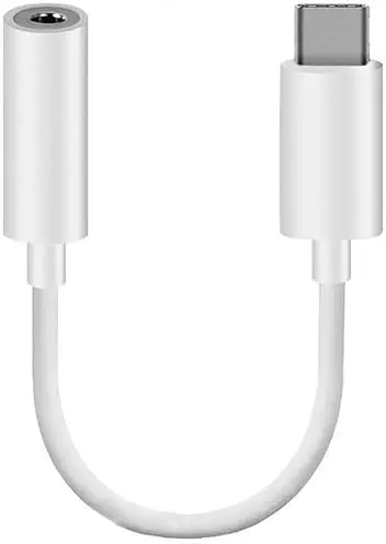 سعر ومواصفات محول كابل سماعة اذن USB نوع سي إلى 3.5 ملم، لون أبيض (B0FRPGXCQH) على Amazon EG