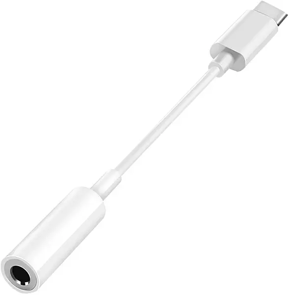 سعر ومواصفات محول كابل سماعة أذن ي بي USB نوع سي (أبيض، 3.5 ملم) (B08DL942G6) على Amazon EG