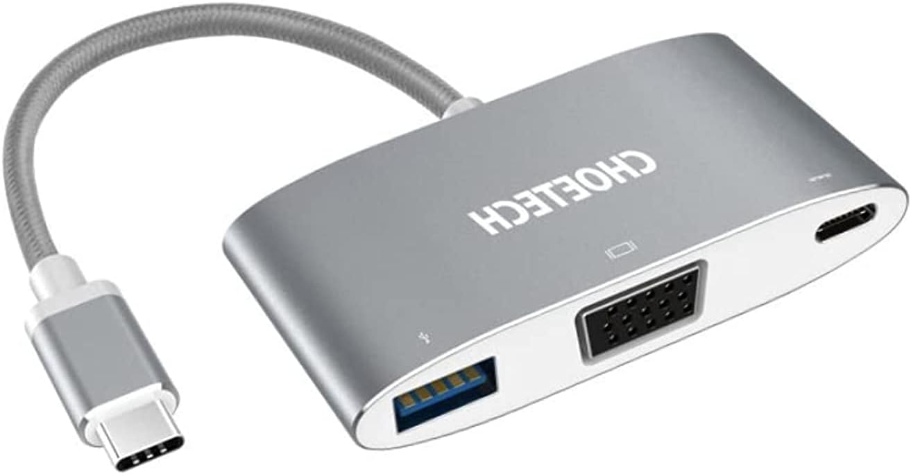 سعر ومواصفات محول متعدد المنافذ نوع سي مع اتصال USB 3.0 وشاشة عرض بدقة وضوح شاشة حتى 1080 بيكسل من كيندكس - لون ابيض Kx 2478، vga (B0BF123RN9) على Amazon EG