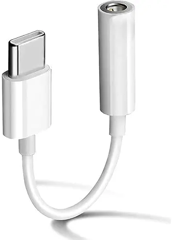 سعر ومواصفات محول مقبس سماعة راس من تايب سي الى 3.5 ملم، كيبل دونجل AUX الى USB C محول من منفذ نوع سي إلى مدخل صوت (جاك 3.5 ملم) (ابيض) (B0GD9DNFRJ) على Amazon EG