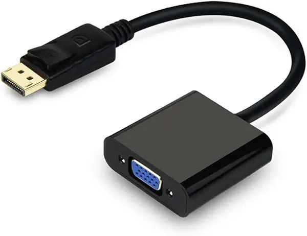 سعر ومواصفات محول من منفذ عرض ذكر إلى منفذ VGA أنثى، أنه غير متوافق مع منافذ USB أو HDMI، من ار تي سي (B01HA1I6TI) على Amazon EG