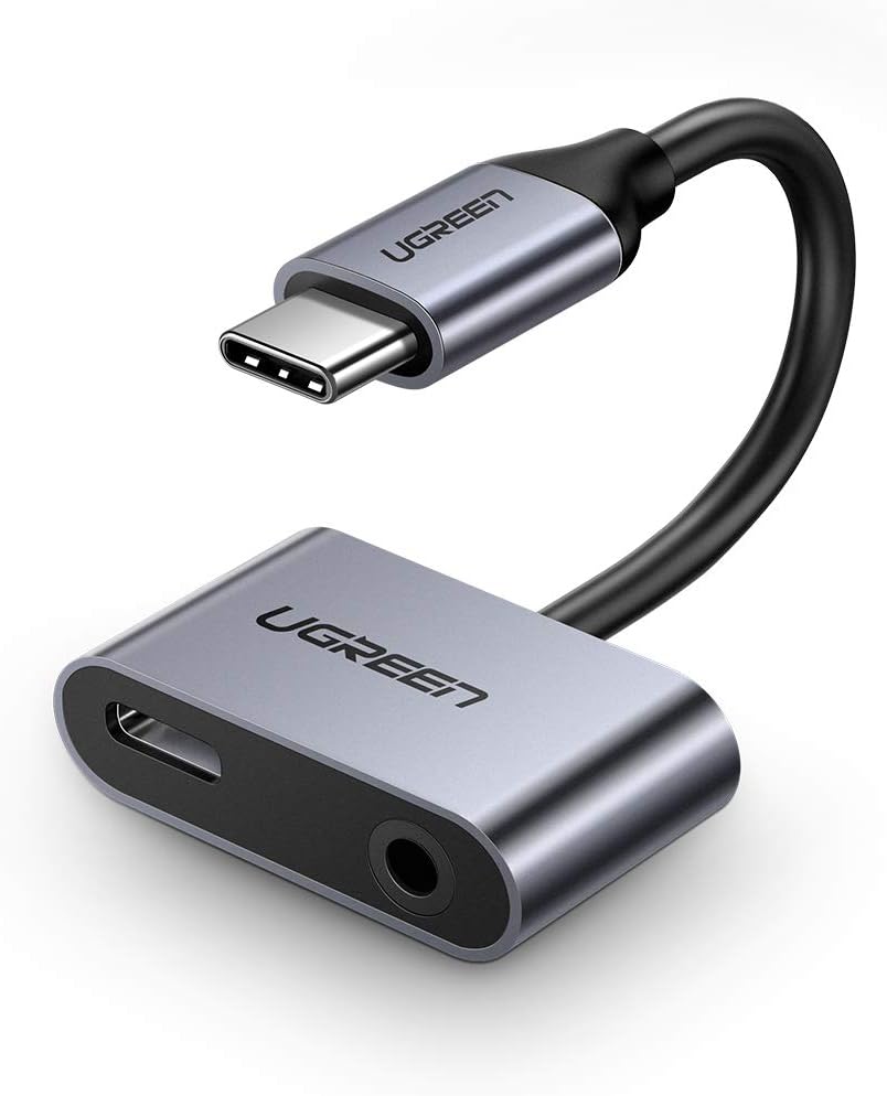 سعر ومواصفات محول يو اس بي سي الى 3.5 ملم 2 في 1 من يوجرين، محول USB C الى سماعة الراس وشحن الصوت، شاحن سريع من الالومنيوم متوافق مع هواوي P30 برو P20 P20 برو ميت 20 برو، ون بلس 8/8 برو وشاومي مي 9/8 (B07H76VRPZ) على Amazon EG