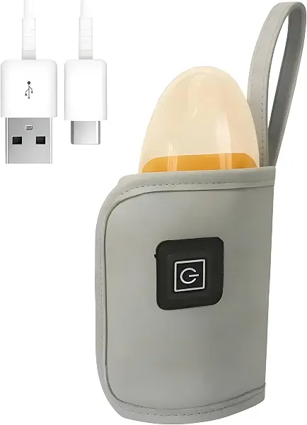 سعر ومواصفات مدفاة محمولة - سخان حليب الاطفال يعمل بمنفذ USB مع تقنية الحرارة البطيئة، يحافظ على التركيبة في درجة حرارة مثالية للتغذية، مناسب للمنزل والمكتب والسيارة، اداة خفيفة الوزن بلون زهري للآباء المشغولين (B0GWZJX7P5) على Amazon EG