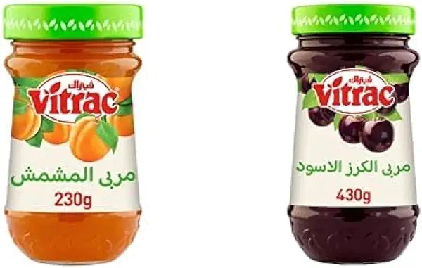 سعر ومواصفات مربى فيتراك - مجموعة نكهات (مشمش 230 جرام - كرز اسود 430 جرام - توت ازرق 430 جرام) (B0CG9TN35H) على Amazon EG