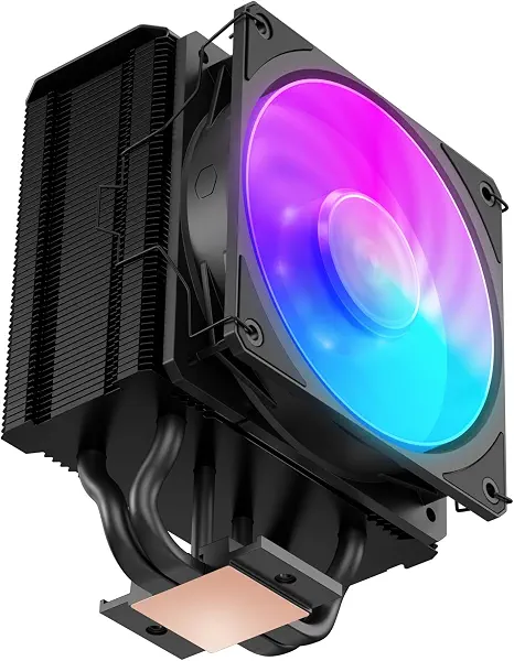 سعر ومواصفات مروحة إلكترونية متوافقة مع إيه إم دي رايزن 7 AM5 و AM4 و إنتل ألترا 7 LGA 1851 و 1700 من كولر ماستر (B0FXK1XBS2) على Amazon EG