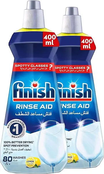 سعر ومواصفات مساعد شطف فينيش برائحة الليمون 400 مل، عبوة مزدوجة بخصم 30% (B0B7H15MJM) على Amazon EG