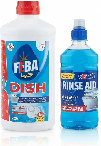 سعر ومواصفات مسحوق غسيل لغسالات الاطباق مع مساعد شطف من فيبا، 1 كجم (B0C57GM1M3) على Amazon EG