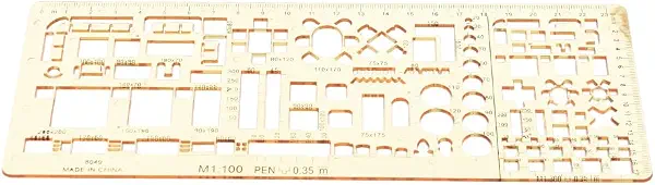 سعر ومواصفات مسطرة بلاستيكية بأشكال علمية بمواد متينة للمدرسة والمنزل K225_Y-5 من المعايرجي (B0CJYL94MT) على Amazon EG