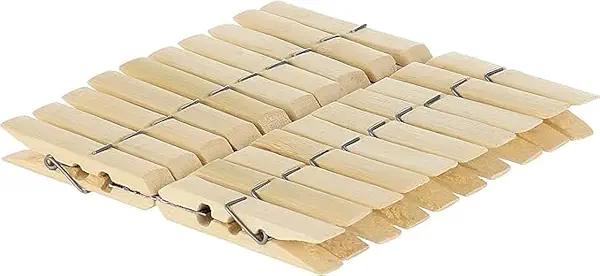 سعر ومواصفات مشابك غسيل خشب، عبوة 20 قطعة (B0CVN3J33W) على Amazon EG