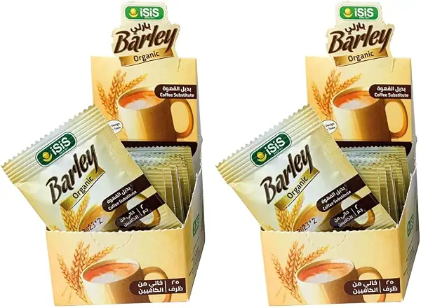 سعر ومواصفات مشروب شعير من ايزيس، 2 جم، 25 كيس، عبوة من 2 (B0FLB58BZ3) على Amazon EG