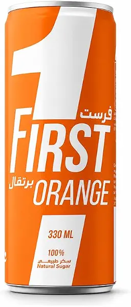 سعر ومواصفات مشروب غازي مع سكر طبيعي 100% من فيرست ون، 330 مل (B0H4BQF8QB) على Amazon EG
