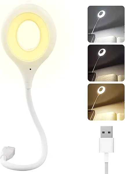 سعر ومواصفات مصباح مكتب LED ذكي للتحكم الصوتي بمنفذ USB - مصباح LED مع ذراع قابل للتعديل 360 درجة - 3 اوضاع اضاءة مع 3 مستويات سطوع لا نهائية (B0BQR582BQ) على Amazon EG
