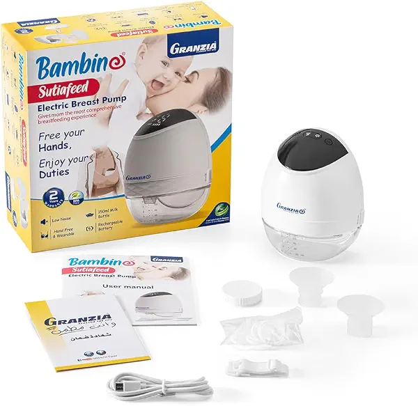 سعر ومواصفات مضخة ثدي رقمية قابلة للارتداء سوتيافيد من جرانزيا (B0FBRM443W) على Amazon EG