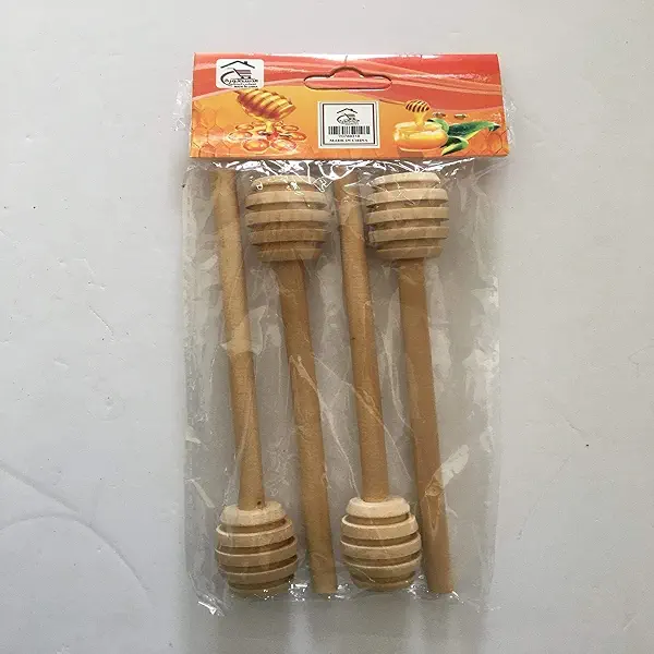 سعر ومواصفات معالق عسل خشبية من 4 قطع (B0894X4M2P) على Amazon EG