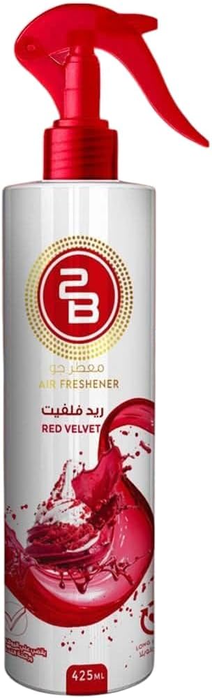 سعر ومواصفات معطر جو 2B بخاخ 425 مل، برائحة ريد فيلفيت (B0GTC7P6NG) على Amazon EG