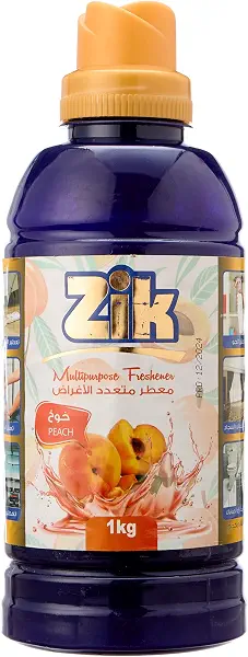 سعر ومواصفات معطر متعدد الأغراض برائحة الخوخ من زيك، 1 لتر (B0FPBDX9XK) على Amazon EG