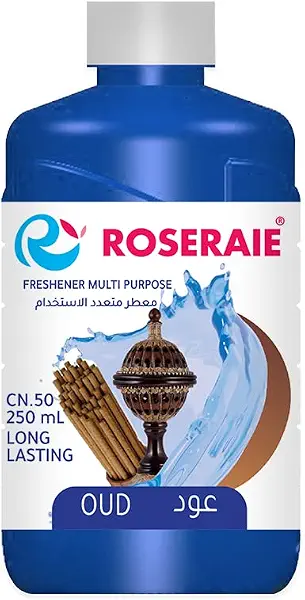 سعر ومواصفات معطر منزلي CN50 متعدد الاستخدامات برائحة العود من روزيرا، لون أزرق، سعة 250 مل (B09JPF2K7S) على Amazon EG