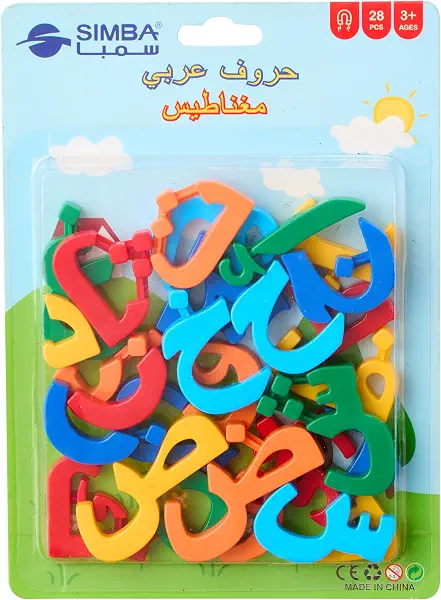 سعر ومواصفات مغناطيس حروف عربي من سيمبا متعدد الالوان موديل HN6009 (B0DQHGFRR7) على Amazon EG