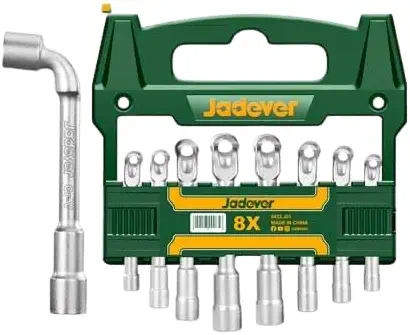 سعر ومواصفات مفتاح بيبه بزاوية L طراز JDTH4208 من جاديفر، مجموعة من 8 قطع (B0DY7VXC89) على Amazon EG