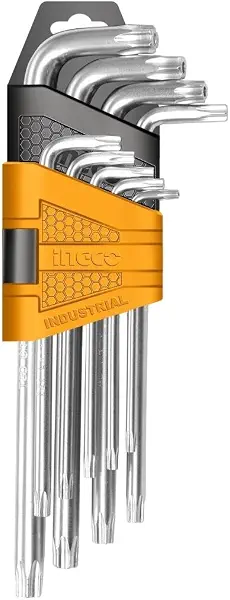سعر ومواصفات مفتاح توركس T10-T50 مع حامل Hhk13091 من انجكو - فضي، طقم من 9 قطع (B01LFDWY3Q) على Amazon EG