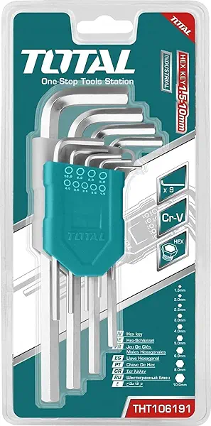 سعر ومواصفات مفتاح سداسي كامل 9 قطع THT106191 (B098TXL54N) على Amazon EG