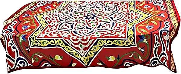 سعر ومواصفات مفرش طاولة رمضان بزخارف هندسية فريدة - 2 متر - قماش فاخر - مناسب لمناسبة رمضان (B0DTF4SJ9S) على Amazon EG