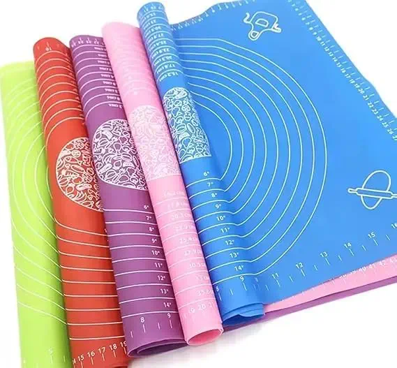 سعر ومواصفات مفرش عجين من السيليكون بأحجام لفرد البيتزا والمعجنات، 50×40 سم، متعدد الألوان (B0GSKLQ9LR) على Amazon EG