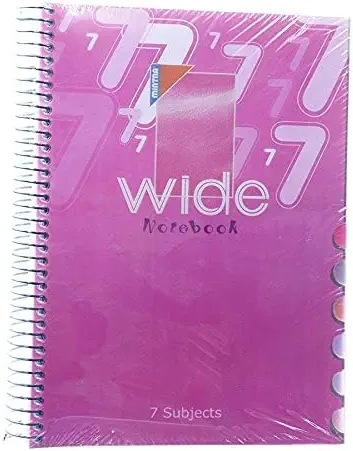 سعر ومواصفات مفكرة وايد 7 فواصل من مينترا - 90954, مسطرة 200x280 مم, زهري (B091JL2PTK) على Amazon EG