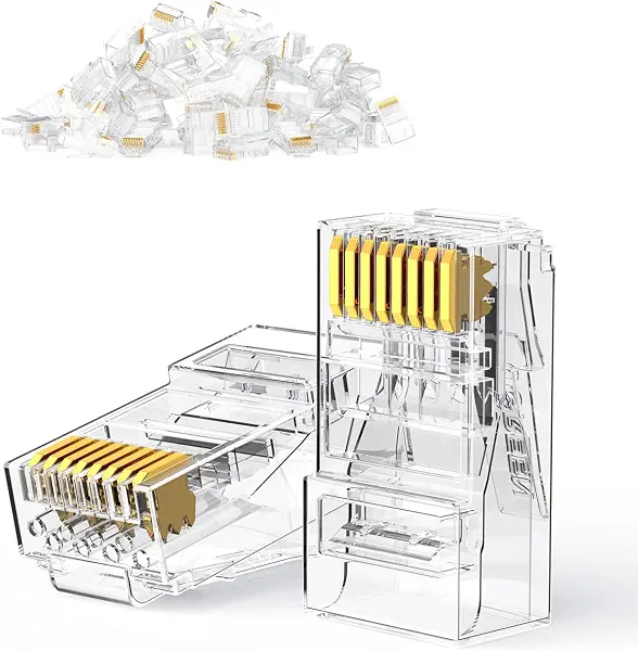 سعر ومواصفات مقابس كات 6 RJ45 معيارية غير محمية من يوجرين، 10 قطع داخل العبوة (B093T9FQD7) على Amazon EG