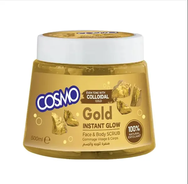 سعر ومواصفات مقشر الوجه والجسم الذهبي من كوزمو، 500 مل (B0F9VGN9SC) على Amazon EG