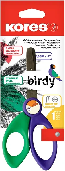 سعر ومواصفات مقص اطفال من كورس معدن 12.5 سم متعدد الالوان موديل 35126 (B08T67TRYR) على Amazon EG