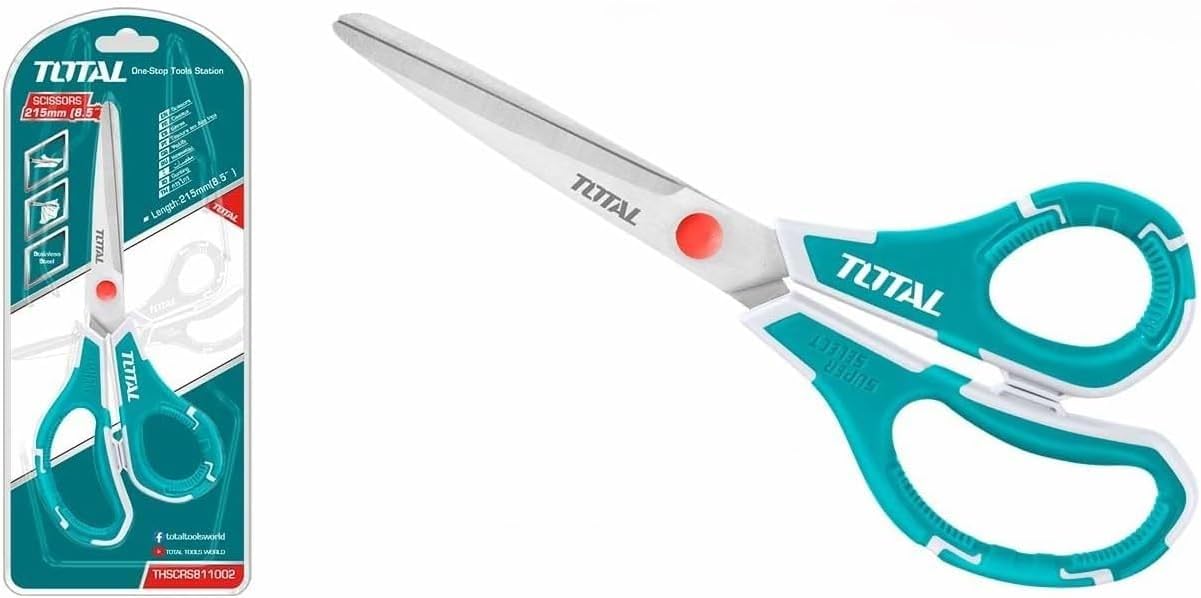 سعر ومواصفات مقص توتال THSCRS811002 من الفولاذ المقاوم للصدأ، مقاس 215 ملم (B0CMXP7YPQ) على Amazon EG