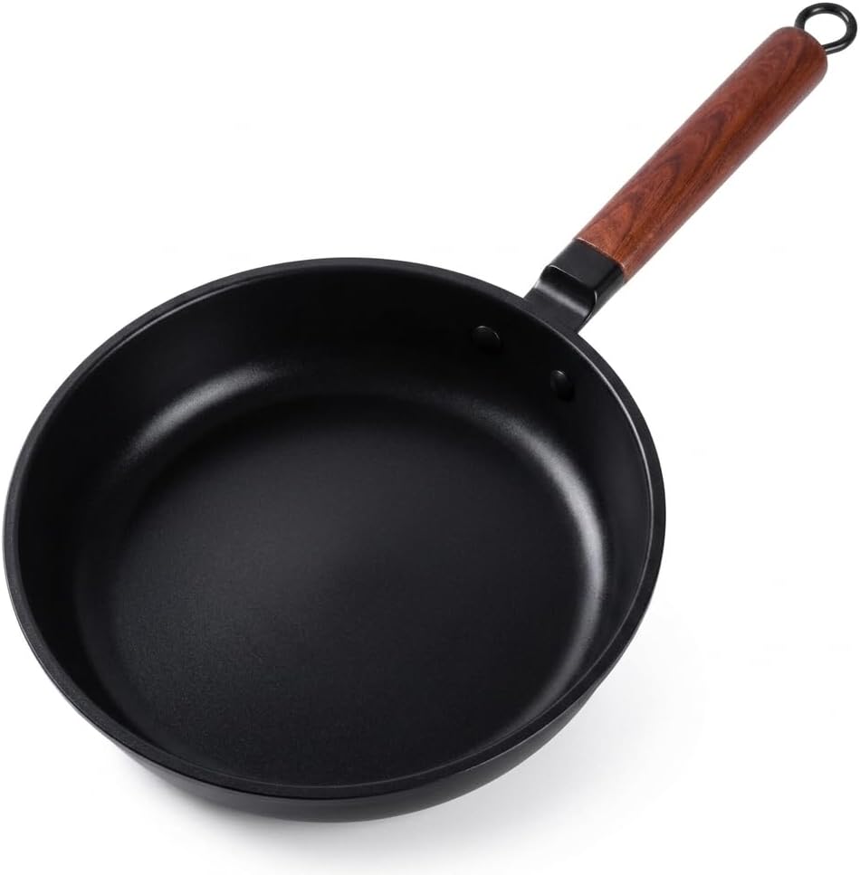 سعر ومواصفات مقلاة جرانيت فاخرة مقاس 26cm بتصميم أنيق ومقاوم للالتصاق من VOMA - طاسة طهي متينة بتوزيع حراري ممتاز مثالية للاستخدام اليومي (B0HCZ5XRTF) على Amazon EG