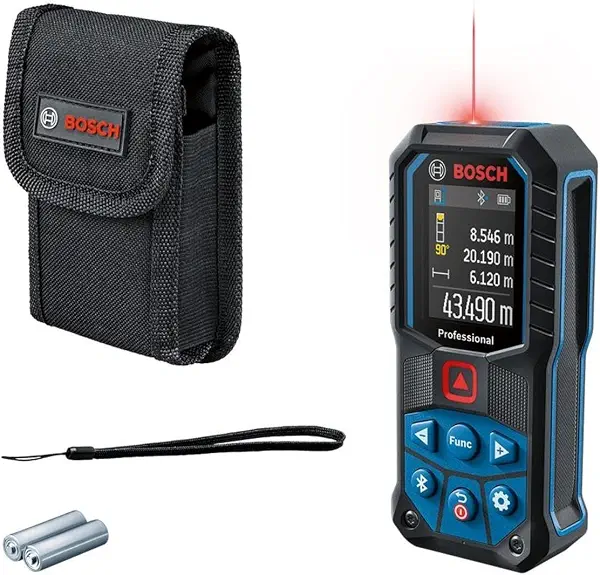 سعر ومواصفات مقياس ليزر GLM 50-27 C من بوش بروفيشنال (نطاق يصل إلى 50 مترا، متانة، حماية من الماء والغبار وفقا لمعيار IP65، نقل البيانات عبر البلوتوث، بطاريتان AA، سوار اليد، شنطة) (B08V5BV42G) على Amazon EG