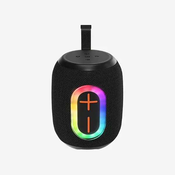 سعر ومواصفات مكبر صوت بلوتوث لاسلكي محمول مع اضواء LED، مكبر صوت صغير ببطارية قابلة لاعادة الشحن بمنفذ USB وتشغيل المكالمات بدون استخدام اليدين في الاماكن المغلقة والمفتوحة (B0GXQHH2HH) على Amazon EG