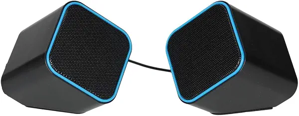 سعر ومواصفات مكبر للصوت 2.0 من سلسلة الصوت من هافيت HV-SK473 بمنفذ USB - ازرق (B01M7MRNSE) على Amazon EG