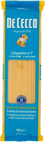 سعر ومواصفات مكرونة لينجويني من دي تشيكو، رقم 7 De Cecco 500G (B0113NI36U) على Amazon EG
