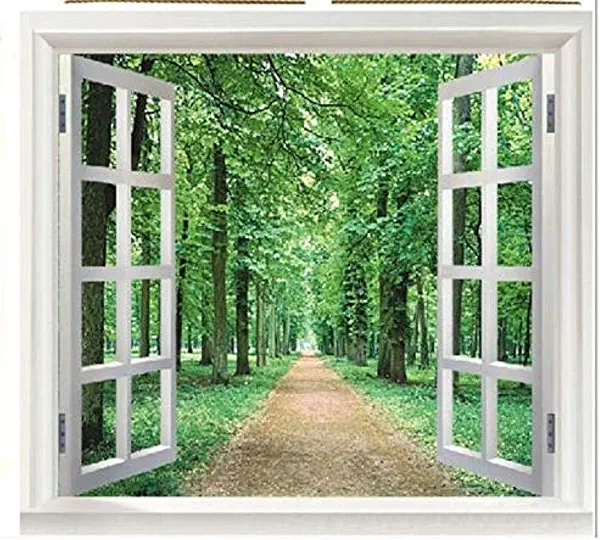 سعر ومواصفات ملصق حائط بتصميم زهور للنافذة (90 × 60 سم) (B08YNQPSWQ) على Amazon EG