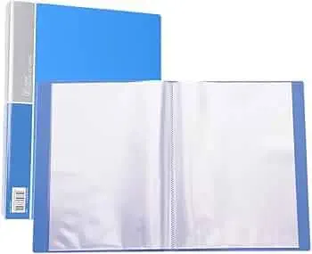 سعر ومواصفات ملف مستندات A4 بتصميم على شكل حرف U يحتوي على 60 جيب من اعمار مصر، أزرق (B0GHFT8MHQ) على Amazon EG