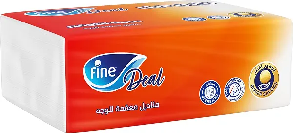 سعر ومواصفات مناديل الوجه ديل من فاين، 380 منديل، طبقتان (B0DM9M6BQ6) على Amazon EG