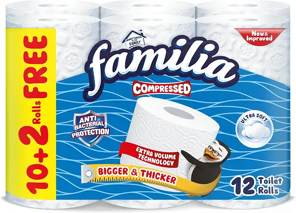 سعر ومواصفات مناديل فاميليا - ورق تواليت - مضغوط 12 لفة (B08WJPR3GP) على Amazon EG