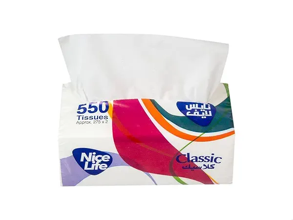سعر ومواصفات مناديل ناعمة كلاسيك من نايس لايف - 550 قطعة (B097DLJ16N) على Amazon EG