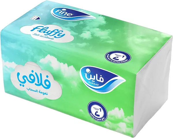 سعر ومواصفات مناديل وجه فلافي من فاين، 600 منديل، طبقتان (B0DM8Y544V) على Amazon EG
